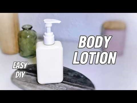 Lotion corps DIY ultra simple 🌸 Hydratante & légère