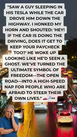 SIGMA GRANDPA: Sleeping in a Tesla?! 😴🚗 #shorts #funny #tesla