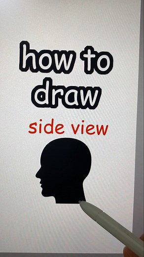 570K views · 10K reactions | how to draw ✨JUICY✨ side view faces LIKE AND FOLLOW FOR MORE! | Kooleen | Facebook
