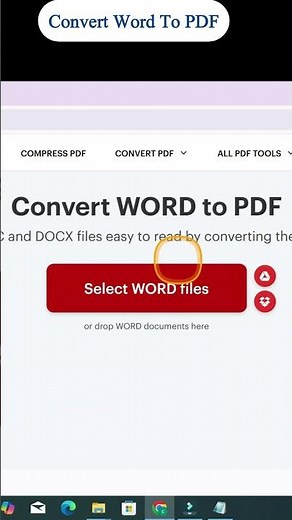 word to pdf | Convert word to pdf file online free #pdfsolution