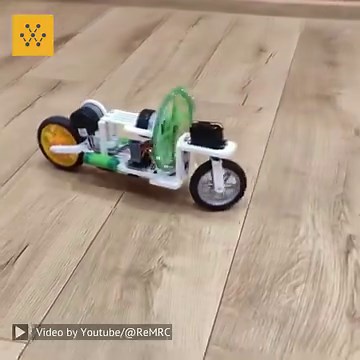8.6K views · 396 reactions | A self-balancing bike with: Nidec 24H...