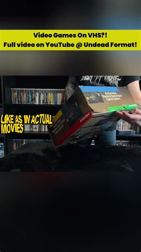 An ambitious "game console" that quickly became e-waste #RetroGaming #vhs #80s #vintage #videogames