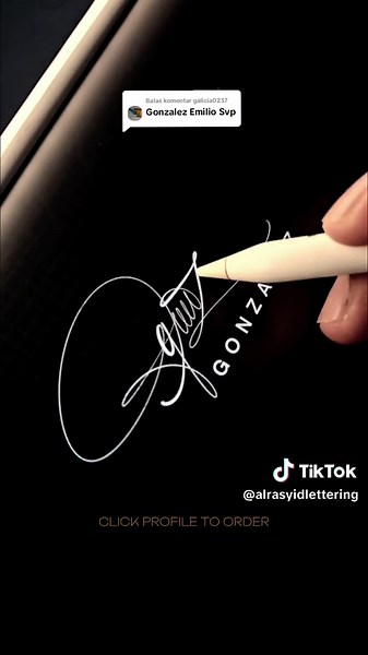 Different Signatures Examples: From Andreas to Jose Gonzalez