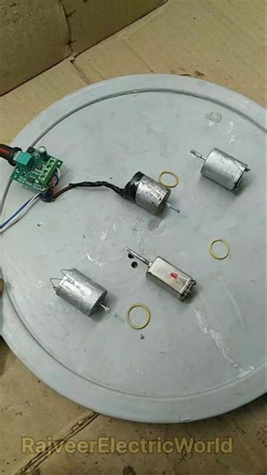 How to make a Chain Reaction Generator#dcmotor#project #generator #tech