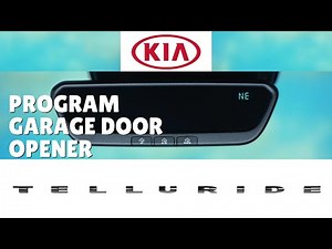 How to Reprogram Garage Door Opener on Kia Telluride