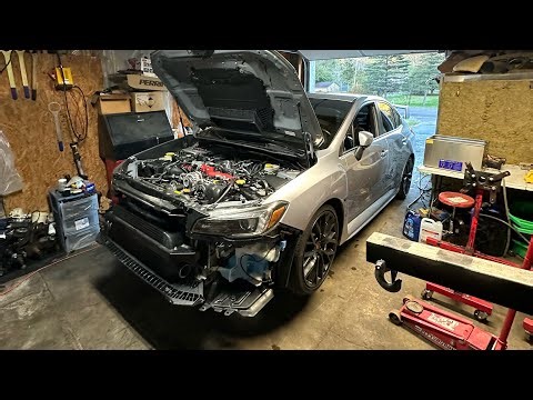 08-21 Subaru sti AEM Fuel Pump install EASY WAY