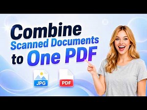 How to Combine Scanned Documents into a Single PDF | Merge PDFs or Images For Free