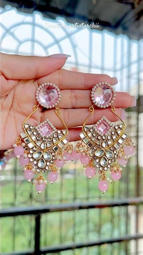 Diy Earring Making 😱🔥 #diy #earrings #trending #ytshort #shorts