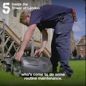 10K views · 442 reactions | Ever wondered how the grass at the Tower of London stays so neat... meet 'Robo Mower' 烙 Watch Inside the Tower of London Thursdays at 8pm on Channel 5 | Channel 5 | Facebook