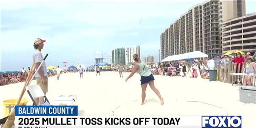 2025 Mullet Toss kicks off at Flora-Bama