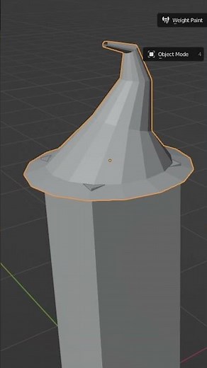How I Made This Witch Hat in Blender 3D #blender3d #3d