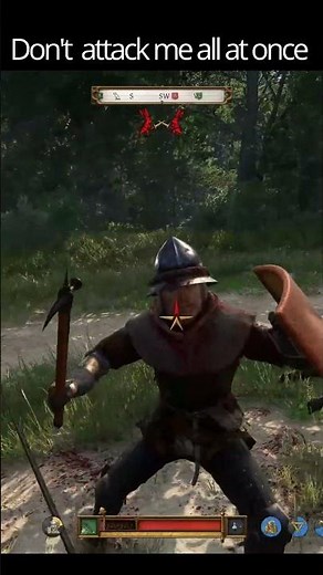 When Bandits believe in 1 V 1 .... #kingdomcomedeliverance2 #shorts #gameplay #kcd2