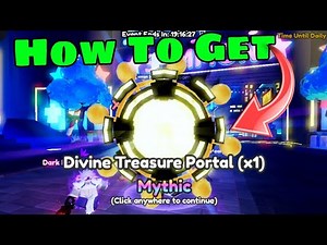 How To Get The New Divine Treasure Portal In Anime Adventures Update 20