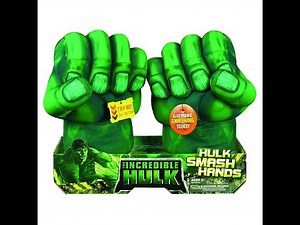 2008 Hasbro The Incredible Hulk Movie Hulk Smash Hands Toy Review