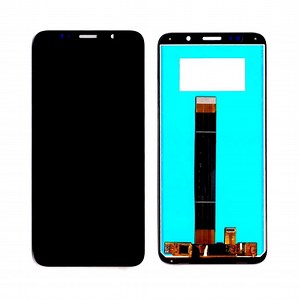 LCD with Touch Screen for Lenovo A5 - Gold (display glass combo folder)