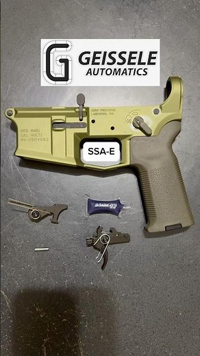 How To Install The Best 2 Piece Trigger On Your AR15 Lower Reciever (Geissele SSA-E) #combat