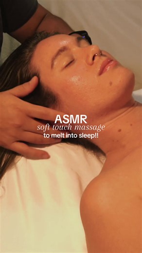 Melting into sleep 🫠 ASMR full video on YT! #asmrsleepyyy #asmrsleepclinic #asmrtok #asmrrealperson