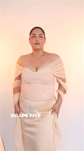7 ways to drape a corset top✨