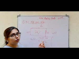Linear wave shaping circuits-RC high pass filter with sinusoidal and step input-Lecture 1