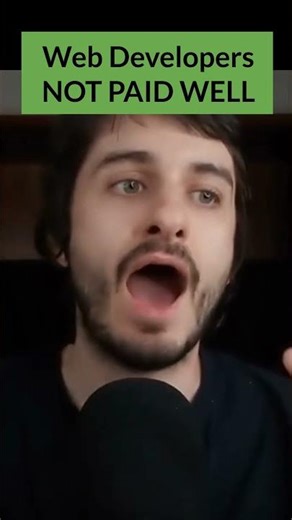 Web developers are not paid well, salaries are too low