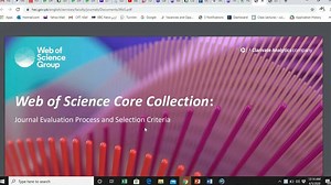 Web of Science | Web of Science Core Collection | Master Journal | Clarivate Analytics | WoS