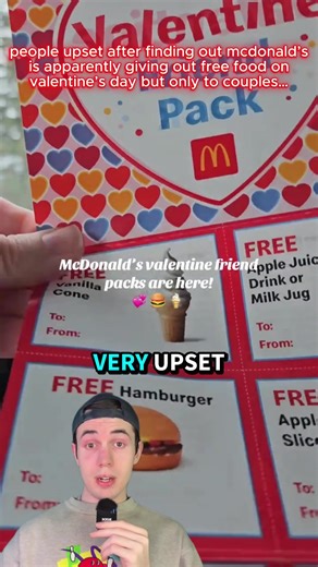 McDonald's Valentine's Day Free Food for Couples: Controversy