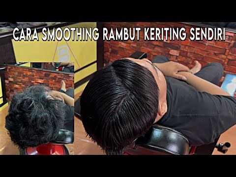 cara smoothing rambut keriting sendiri