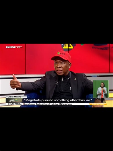 Julius Malema Discusses Views on Race and Systemic Issues