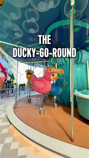 Ride the Human-Sized Duckies on an Ocean Carousel