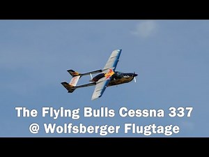The Flying Bulls Cessna 337 "Push Pull" display at Wolfsberger Flugtage