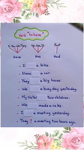 طريقة مبسطة لتصريف الفعل to have في الحاضر و الماضي ! ✅ منقول للأمانة . . . . . . . #انجلترا #انجليزية #الجزائر #انجليزي #بكالوريا #الجزائر_algeria #المغرب #للمبتدئين #تونس #العاصمة #وهران #عنابة #قسنطينة #بشار #باكالوريا #بكالوريوس #بكالوريـــا #englishteacher #englishlearning #English #englishvocabulary #englishspeaking #englishtips #bac2025 #bac2024yes_we_can_do_it #baccalaureat #dz #dzair #annaba #oran #constantine #ghelizane #universitepopulaire #فلنجعل_محتوى_الجزائر_أفضل | تعليم اللغة ال