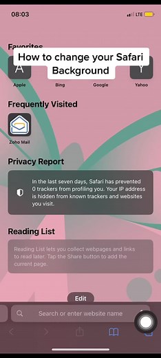 How to Change Your Safari Background on iOS