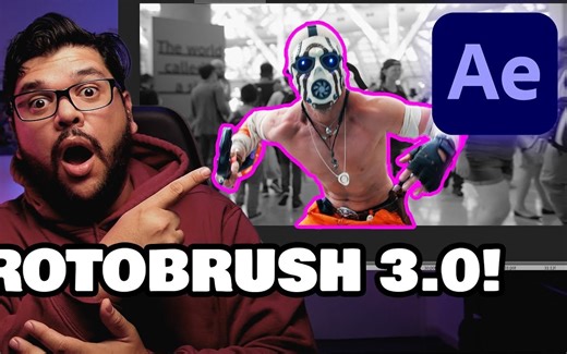 After Effects 中的新 Rotobrush 3.0（测试版）_哔哩哔哩_bilibili