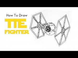 How to Draw a TIE Fighter from Star Wars