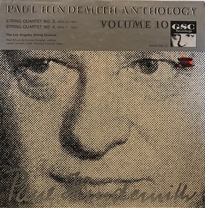 Paul Hindemith - The Los Angeles String Quartet : Paul Shure & Bonnie Douglas, Janet Lakatos, Armand Kaproff - String Quartet No. 3, Opus 22 (1921) / String Quartet No. 4, Opus 32 (1923)