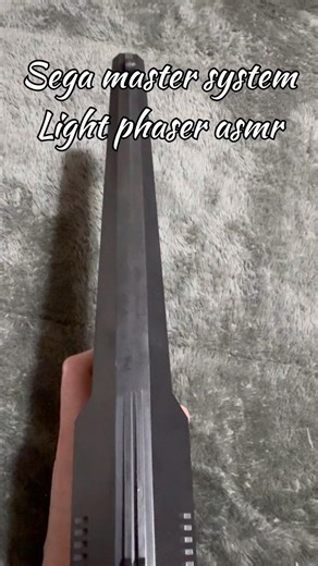 Sega master system light phaser asmr #asmr #asmrsounds #asmrvideo #retrogaming #gamecollecting