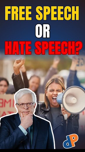 "45% of this generation (young generation) don't believe in 'free speech for hate speech,' which means they don't believe in free speech for what they differ with," Dennis Prager on The Dennis Prager Show, November 2023. #DennisPrager #dennispragershow #FreeSpeech #hatespeech #indoctrination #collegestudents #hatersgoingtohate | Dennis Prager