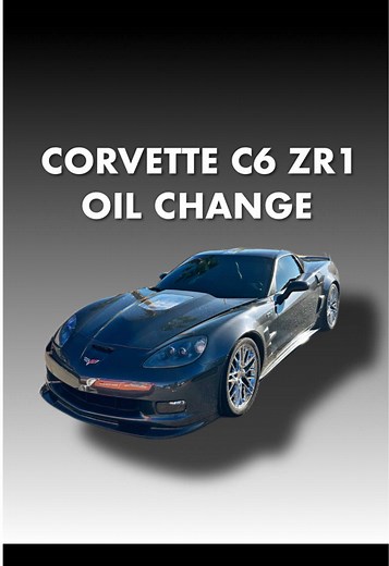 Mobile Oil Change for LS9 Supercharged V8