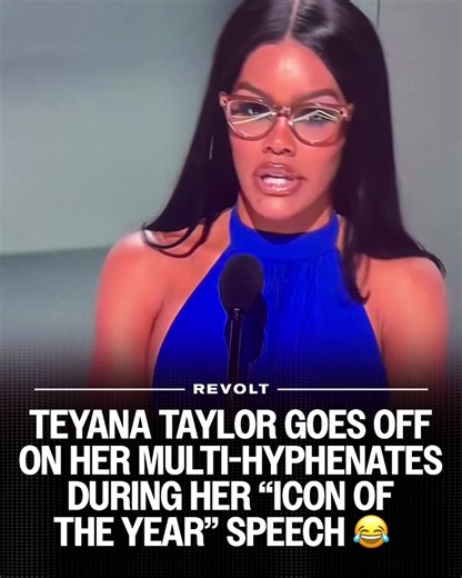 Her titles had her outta breath 😩😭 @teyanataylor flexed her multi-hyphenate resume during her #BETAwards Icon of the Year speech 🙌🏾