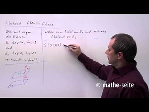Distance between parallel lines, distance between parallel planes; Example 3 | V.03.08