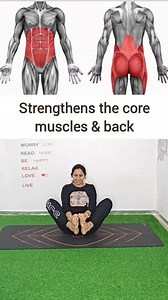 14K views · 449 reactions | Strengthen the Core & Back Muscles . . #corestrength #backmuscles #getfit #balancepose #strengthandconditioning #practicemakesperfect #doityourself | Aarogyam Yoga Studio | Facebook