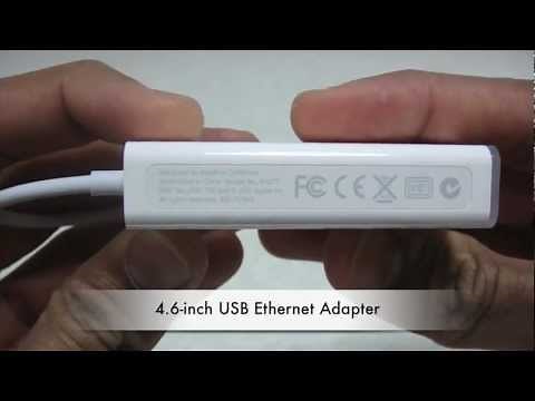 Unboxing Apple USB Ethernet Adapter (for Macbook Air)
