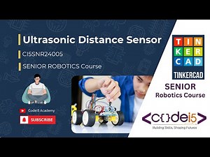 📏 Measure Distance with Arduino in Tinkercad! 🚀 Ultrasonic Sensor Tutorial (2025) | Codei5 Academy