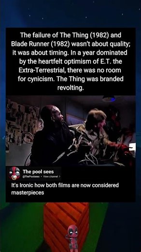 The failure of The Thing (1982) and Blade Runner (1982) wasn’t about quality...