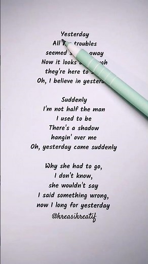Learn English with Yesterday by The Beatles – Simple Words, Deep Emotion