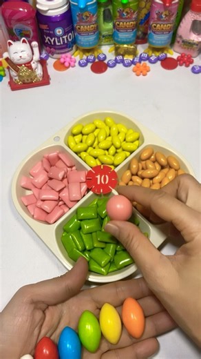 Surprise candy, gummy ball chocolate satisfying 🌈🍑🍋💖 #asmr