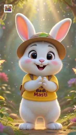 Bunny Bunny Jump So High 🐰🎵Nursery Rhymes for Children #chhotiduniyabadimasti