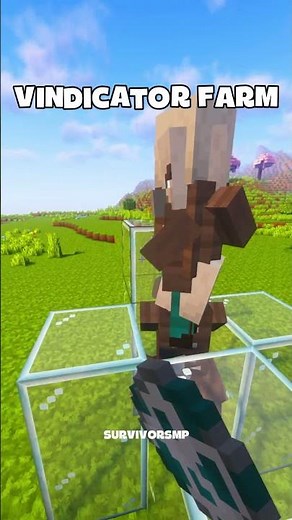 Vindicator Farm #minecraft