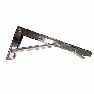 [Hot Item] Space-Saving Stainless Steel 18 Inch Folding Shelf Support Bracket for Table
