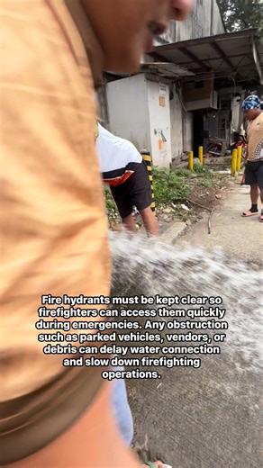Panatilihing Malinis at ACCESSIBLE ang mga FIRE HYDRANT. the obstruction or locking of fire hydrants is a prohibited act under Republic Act No. 9514, also known as the Revised Fire Code of the Philippines of 2008. This law mandates that all fire hydrants must remain accessible to the Bureau of Fire Protection (BFP) at all times to ensure a swift response during fire emergencies. #fypシ゚viralシfypシ゚ #highlightseveryone #highlightseveryonefollowers #charity #newyear # #videoviralシ #2026 | MJ el bomb